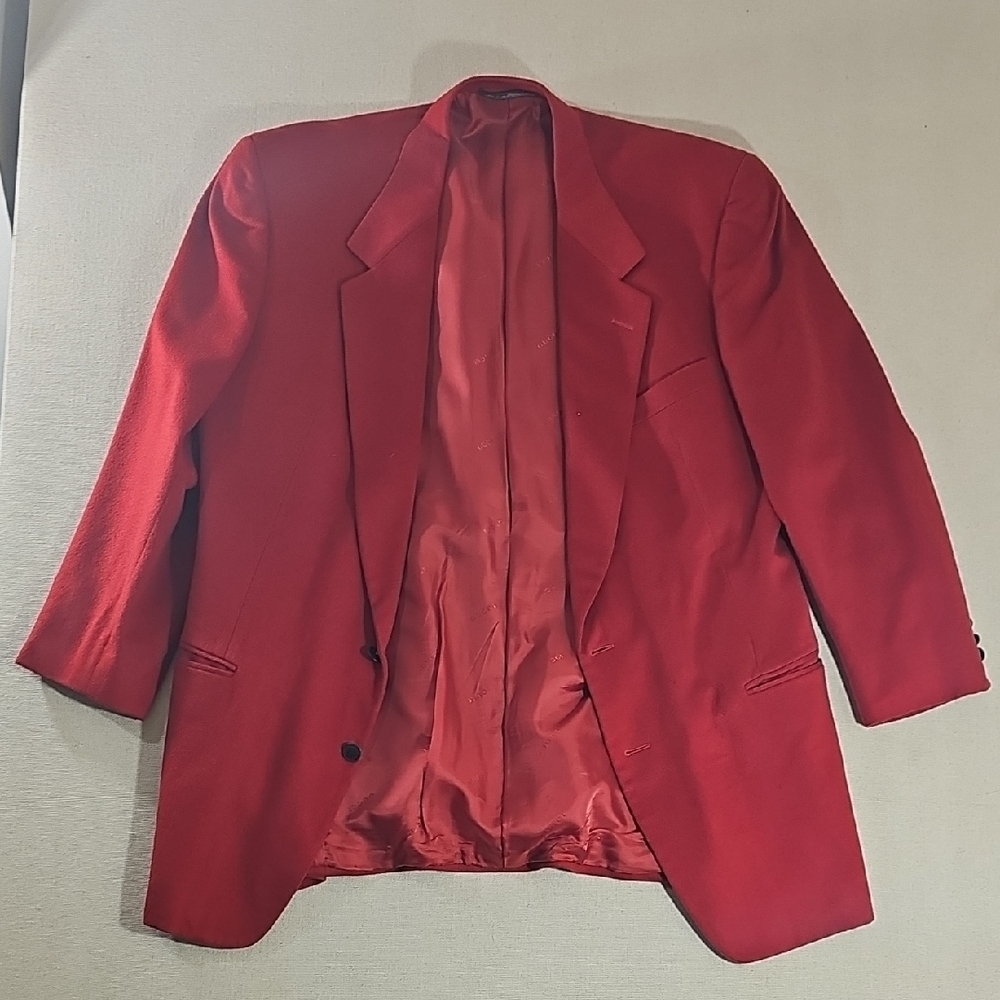 Gucci Red Blazer Vintage
